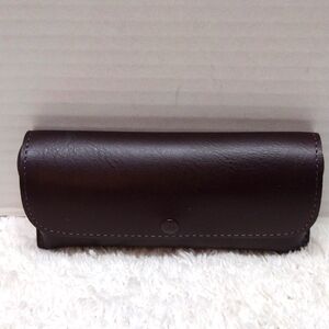 Brown Soft Eyewear Button Case Only